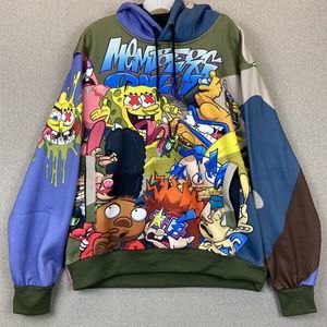 Members Only x Nickelodeon Mash-Up Hoodie Pullover Sweatshirt